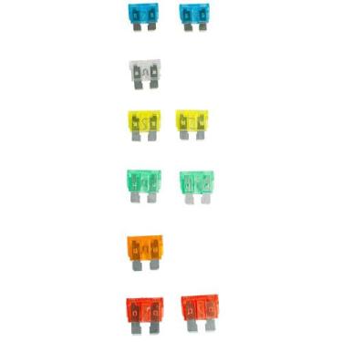 Imagem de Kit Fusível Lâmina Comum 10A a 40A 10 Unidades - DNI316000