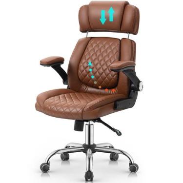 Imagem de Cadeira YAMASORO Presidente Luxo Ergonômica Regulagem do Apoio de Cabe