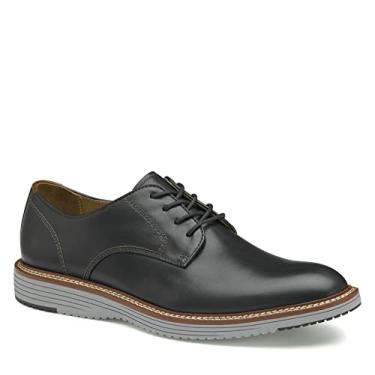 Imagem de Johnston & Murphy Upton Sapatos de bico liso, Grão integral preto, 48