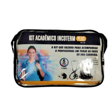 Imagem de Kit acadêmico KA120 Plus Iconterm  - INCOTERM, PRETO