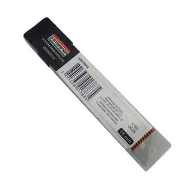 Imagem de Laminas Para Estilete 18mm 2 Estojo Com 20 Laminas Starfer Aço Carbono