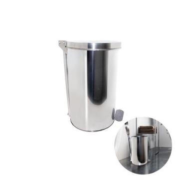 Imagem de Lixeira Pedal Aço Inox 20 Litros - Binnox