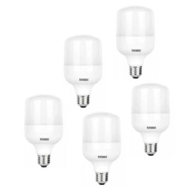 Imagem de Conjunto 5 Lâmpada High Led Tkl 170 30w 6500k E27 Taschibra, 100-240v