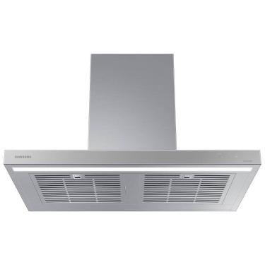 Imagem de Coifa de Parede Samsung 90cm com Wi-Fi e Power Ventilation Inox - NK36CB600