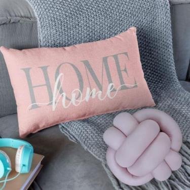 Imagem de kit Almofadas Baguete Cheia Decorativa + Almofada De Nozinho Love Home