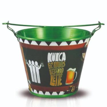 Imagem de Balde De Gelo 24cm 5 Litros Amigos Alumínio Alumiart