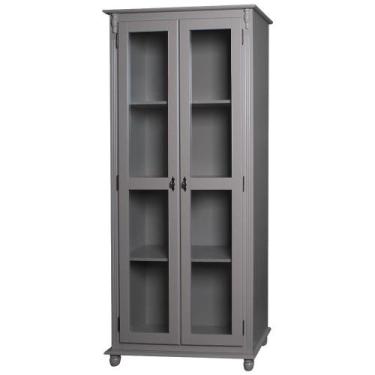 Imagem de Cristaleira de Vidro e Madeira com 2 Portas Antique - 300 - Meyer, Lac