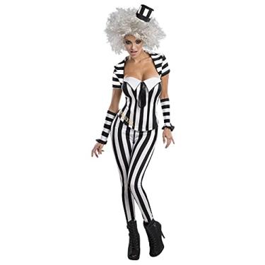 Imagem de Secret Wishes Fantasia feminina estilo espartilho Beetlejuice, Multi, Small