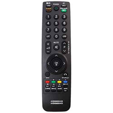 Imagem de AIDITIYMI AKB69680403 AKB69680438 Controle remoto de substituição para LG TV 26LH20D 37LH35FD 42LH35FD 22LU50FD 26LU50FD 32LH40FD 32LF2500 32LF2510 32LH40FD G21000 32LG2200 32LH2000 32LH2010 32LH3010