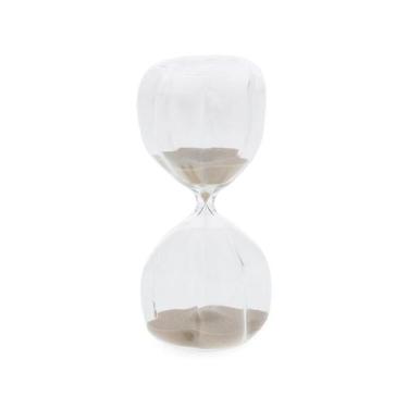 Imagem de Ampulheta em vidro 30 minutos bege mart