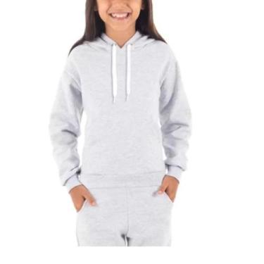 Imagem de Moletom Infantil Moleton blusa de frio Feminino Agasalho Alta Qualidad
