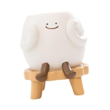 Imagem de Generic Coleção de recipientes de suporte de flor de vaso Planter decorativo de flores divertido para o restaurante de aniversário da fazenda de corredores da, Amarelo