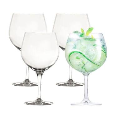 Imagem de Jogo 4 Taça de Gin Degustação Vidro Transparente G4U Class Home 630ml