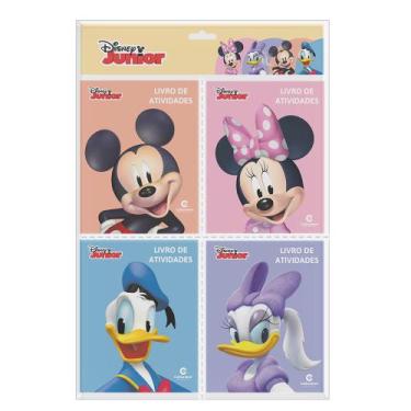 Imagem de Livro - Solapa pop com 4 minilivros de atividades - Mickey