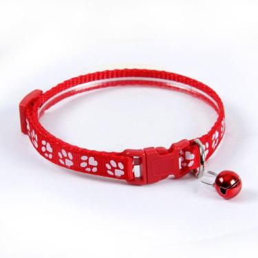 Imagem de Coleira Teddy Ajustável Universal para Cães e Gatos com Sino - oem, Ve