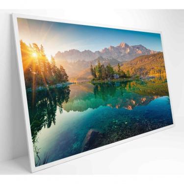 Imagem de Quadro Sunrise Nos Alpes Alemães Medidas 60x40 Cm Tipo De Impressão Adesivo Fotográfico