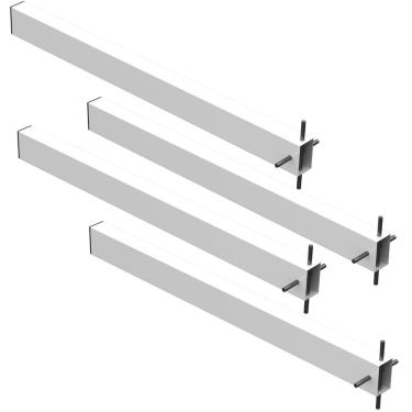 Imagem de 4 Suportes Pia Chumbar Bancada Mesa 40 Cm - Branco