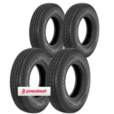 Imagem de Kit 4 Pneus 10.00-20 Liso 16 Lonas 146/143K CSP20 Chengshan