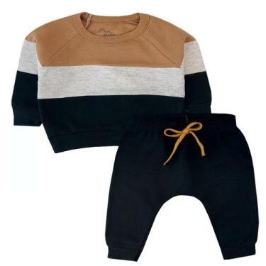 Imagem de Conjunto Moletom Bebê Menino. Ótima qualidade Inverno  tamanho P ao 3 
