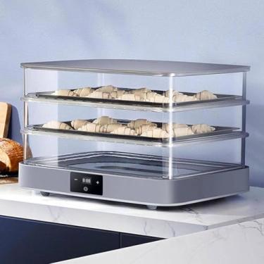 Imagem de Caixa De Prova De Pão 40l Máquina Elétrica à Prova De Massa Armário De Fermentação Com Controle De Temperatura E Umidade Automática Para Pizza Sourdough Iogurte Natto E Sabão Artesanal