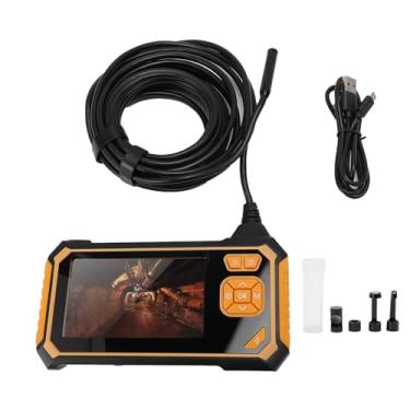 Imagem de Jectse Câmera de Inspeção HD Com Tela LCD Colorida de 4,3 Polegadas, Endoscópio de 2MP 1080p, Câmera de Reparo Automático de 8 Mm Com 8 LED para Inspeções Domésticas, (10m / 32,8 pés)