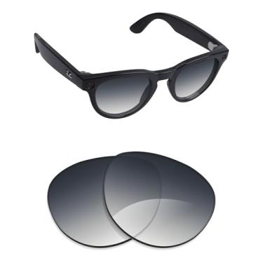 Imagem de Alphax Lentes de reposição polarizadas para óculos de sol Ray-Ban Meta Headliner RW4009 50 mm - Opções, Gradiente cinza