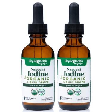 Imagem de Suplemento LIQUIDHEALTH Líquido de iodo Nascente 30 mL (pacote com 2)