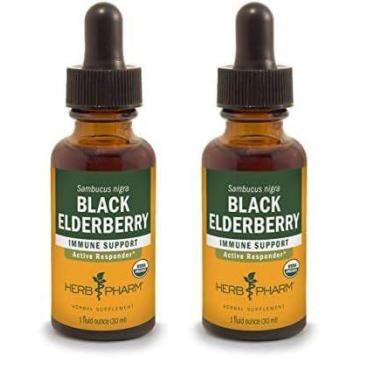 Imagem de Extrato de Sabugueiro Preto Herb Pharm - 2 Frascos de 30ml