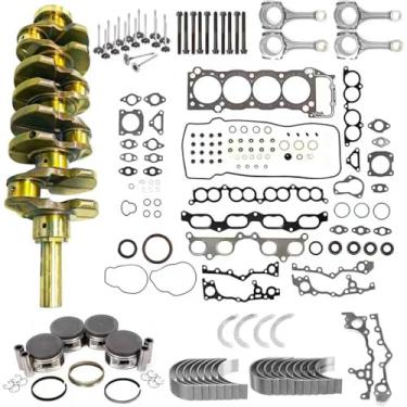 Imagem de Kit de revisão de reconstrução de motor 3RZ-FE 2.7L com virabrequim/biela/pistões aptos para 4Runner T100 Tacoma 2.7L 2694cc 4cyl 16 válvula DOHC