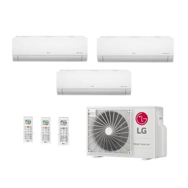 Imagem de Ar Condicionado Multi Split Inverter LG 24000 BTUs (3x9000 HW) Quente/Frio Z3UW24GFB1.AWGZBR3 - 220V