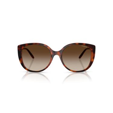 Imagem de Óculos de Sol Vogue Eyewear 0VO5623S W65613 Tam 55 / Havana Marrom - Lentes Marrom
