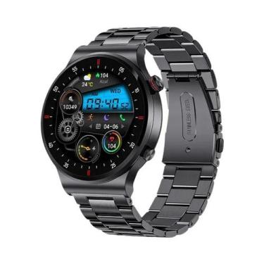 Imagem de Relógio Inteligente Masculino Com Chamada Bluetooth LIGE ECG PPG NFC À