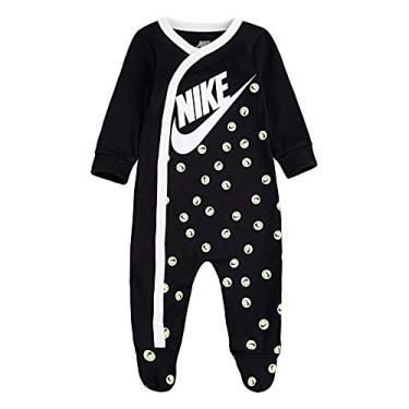 Imagem de Nike Macacão infantil estampado com pé, Black(56d679-023)/Green, 9 Months