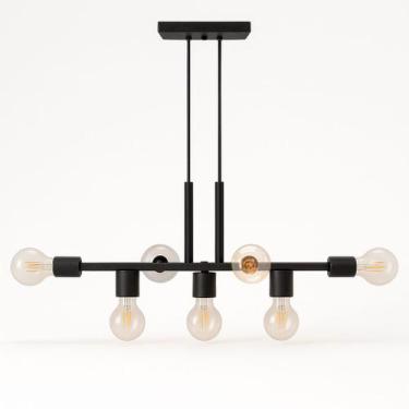 Imagem de Pendente Rubis Aluminio Teto E27 7 Luzes Lumini Lab