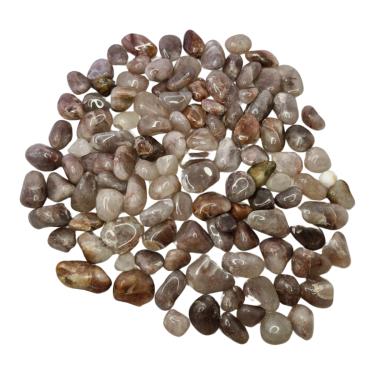 Imagem de Pedra Quartzo Hematoide Vermelho 1 a 2 cm Rolado 1Kg Natural