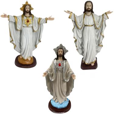 Imagem de Imagem Jesus Oxalá em Resina Tamanho Grande-Escolha a Cor