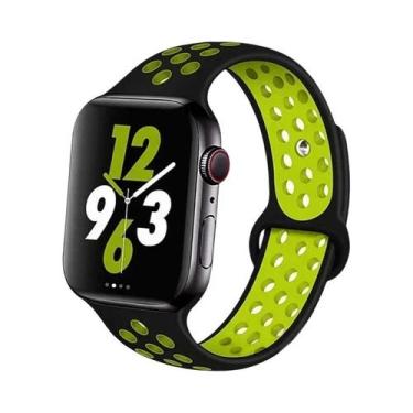 Imagem de Pulseiras De Silicone Para Apple Watch De 45mm, 44mm, 49mm, Ultra2, 40