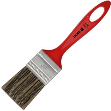 Imagem de Trincha Simples Para Pintura 500 Com 1.1-2"- 60500006 - Pinceis Tigre Trincha Simples De 1.1-2" - 500 - Pinceis Tigre