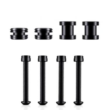 Imagem de TCMI Kit de hardware Sissy Bar de encaixe de liberação rápida serve para Harley Sportster XL destacável Sissy Bar 2004-2017, preto #5