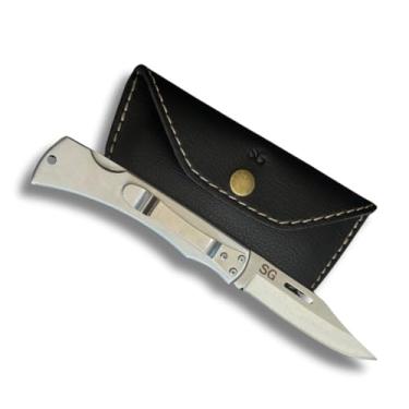 Imagem de Canivete Com Presilha Em Aço Inox Escovado