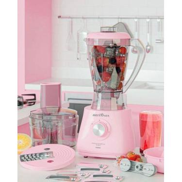 Imagem de Multiprocessador Britânia Rosa 12 em 1 Rosa 1000W 220V - BRITANIA, 220