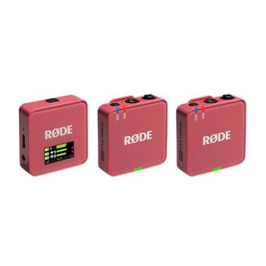 Imagem de RØDE Wireless GO (Geração 3) – Microfone sem fio compacto – Áudio impecável, gravação flutuante de 32 bits, controle automático de nível, para telefones, câmeras e computadores (rosa)