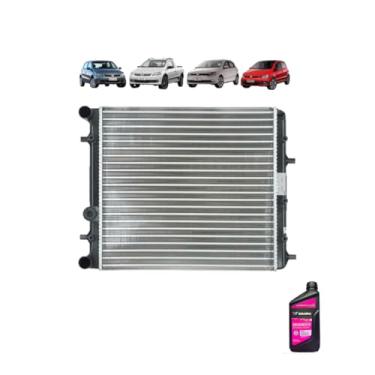 Imagem de Kit Radiador VW Gol GV 09>Fox 09 1.0 1.6 S/Ar + Aditivo Radiador Concentrado