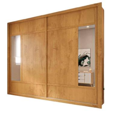 Imagem de Guarda Roupa Paris Plus Móveis Europa Peroba/off White/peroba