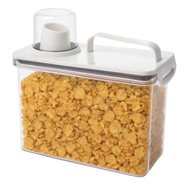 Imagem de Dispenser Dosador 1,9 L Plasútil Trava Mais com Travas Laterais, Bico Direcionador e Copo Medidor