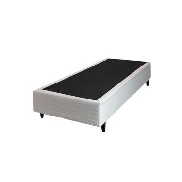 Imagem de Base Box para Colchão Solteiro Hellen Malta 26x88x188 cm - Bege