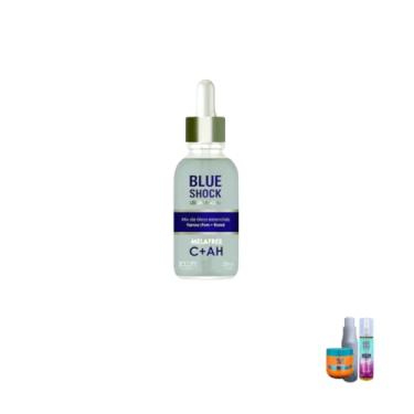 Imagem de Genérico, Sérum Facial com Yarrow e Romã, Loção Hidratante, Pele Normal, Calmante e Revitalizante, Rosto, Kit Blue Shock com Ativador de Cachos, Unissex