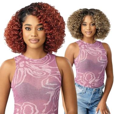 Imagem de Outre Lace Front Wig - Perfect Hair Line 13X4 - Swoop Series - Swoop 16 (DRST4/VANILLA COCOA MELT)