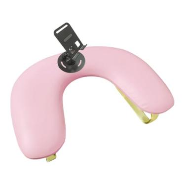 Imagem de KiBcsLic Apoio de braço para unhas com suporte para celular, ferramenta de manicure, almofada de mão para unhas, suporte de mão para entusiastas de faça você, Rosa