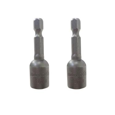 Imagem de Kit 2 Bit Canhão Magnético Makita 10mm 1-4x50mm B-67789 – Resistente E Preciso